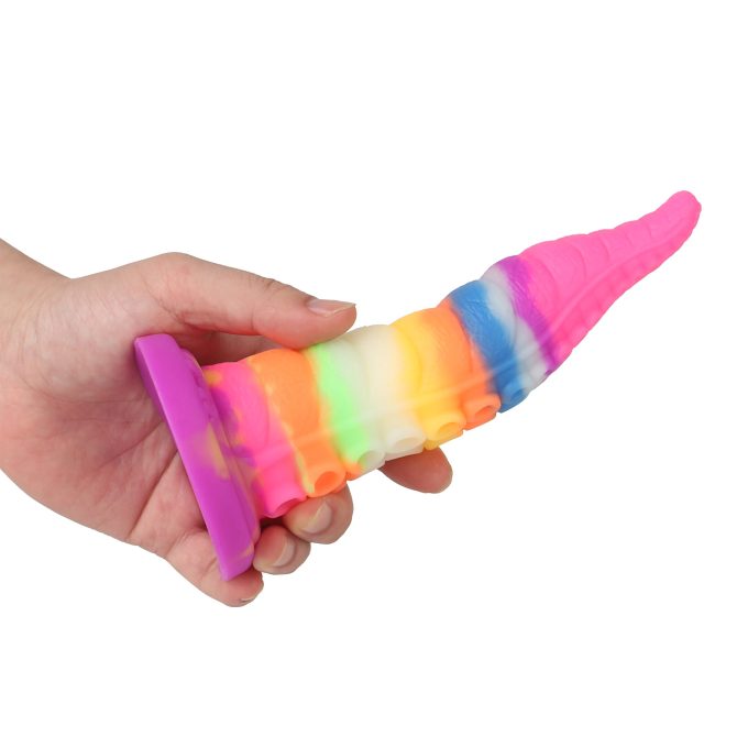 Banoch Dildo siliconen Tentacle Rainbow (12)