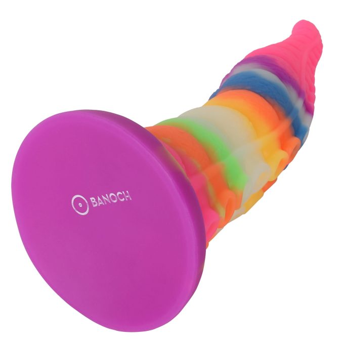 Banoch Dildo siliconen Tentacle Rainbow (7)