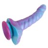 Banoch Fantasy dildo orrynis paars blauw zuignap siliconen (11)