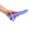 Banoch Fantasy dildo orrynis paars blauw zuignap siliconen (13)