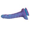 Banoch Fantasy dildo orrynis paars blauw zuignap siliconen (6)