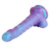 Banoch Fantasy dildo orrynis paars blauw zuignap siliconen (7)