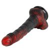 Banoch Fantasy dildo orrynis rood groen zuignap siliconen (6)