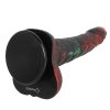 Banoch Fantasy dildo orrynis rood groen zuignap siliconen (8)