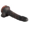 Banoch Fantasy dildo orrynis zwart zuignap siliconen (10)