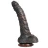 Banoch Fantasy dildo orrynis zwart zuignap siliconen (3)