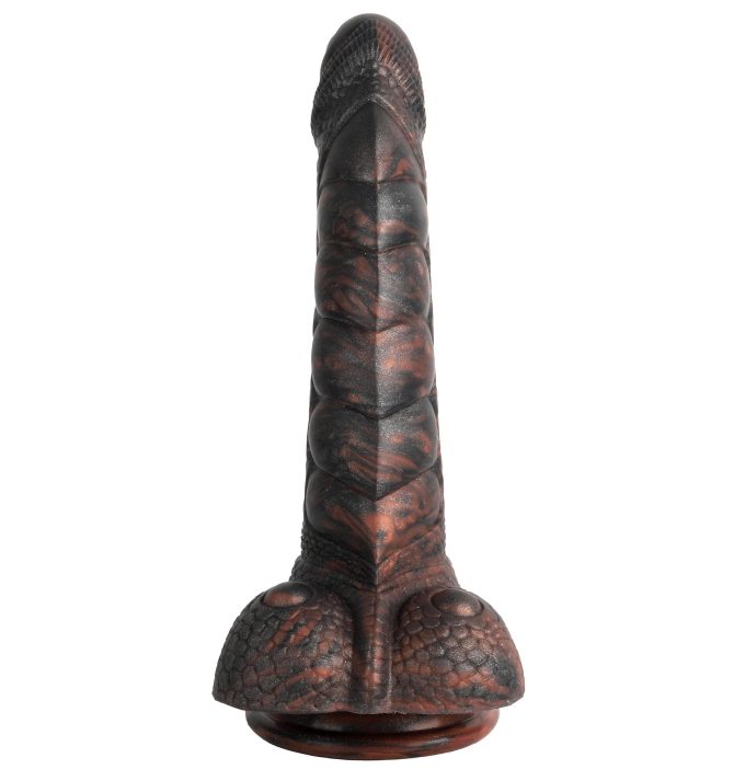 Banoch Fantasy dildo orrynis zwart zuignap siliconen (4)