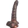 Banoch Fantasy dildo orrynis zwart zuignap siliconen (5)