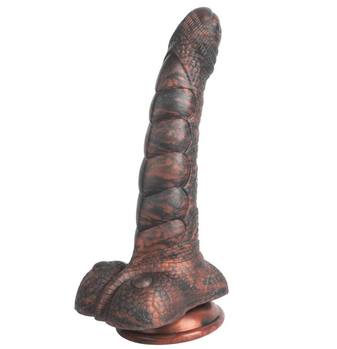 Banoch Fantasy dildo orrynis zwart zuignap siliconen (5)