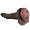 Banoch Fantasy dildo orrynis zwart zuignap siliconen (7)