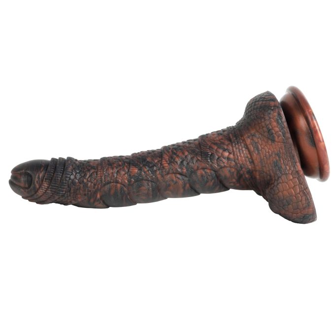 Banoch Fantasy dildo orrynis zwart zuignap siliconen (8)
