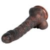 Banoch Fantasy dildo orrynis zwart zuignap siliconen (9)